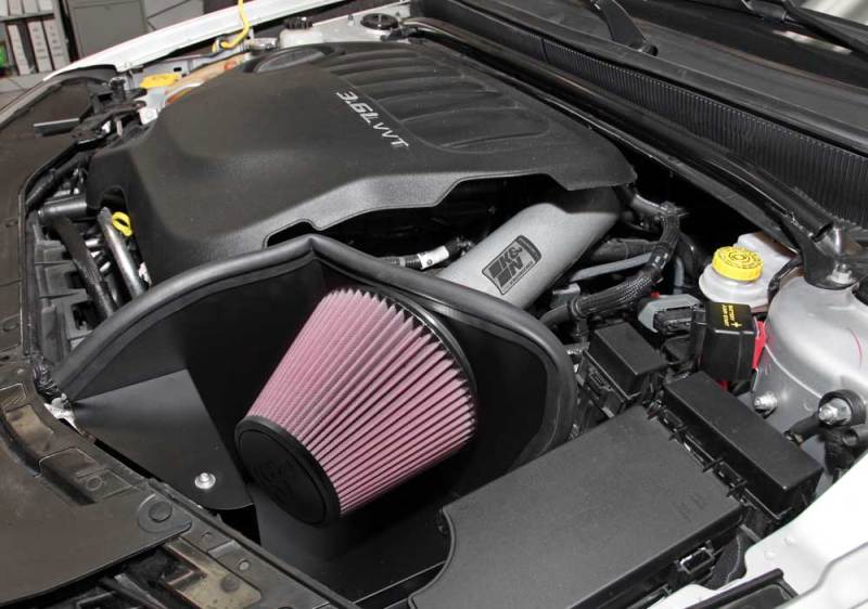 K&N Engineering 69-2546TS K&N 11-13 Dodge Avenger 3.6L V6 Silver Typhoon Intake