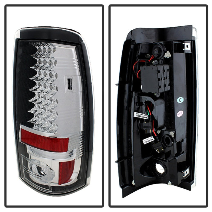 SPYDER 5001733 Spyder Chevy Silverado 1500/2500 03-06 (Does Not Fit Stepside)LED Tail Lights Chrm ALT-YD-CS03-LED-C