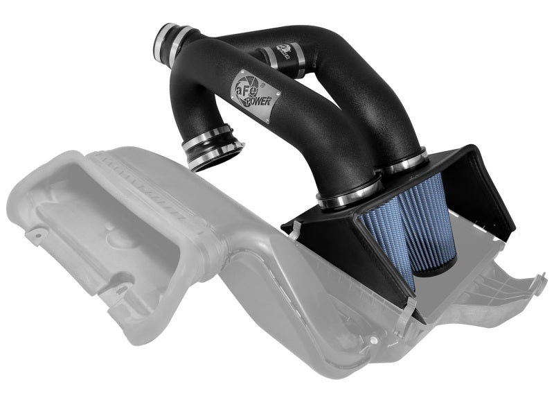 aFe 54-12642-1B MagnumFORCE Pro 5R Stage-2 XP Intake System 16 Ford F-150 EcoBoost V6-2.7L/3.5L (tt) (Blk)