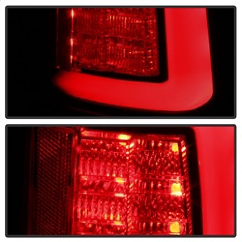 SPYDER 5084033 Spyder 09-16 Dodge RAM 1500 Light Bar LED Tail Lights - Black Smoke ALT-YD-DRAM09V2-LED-BSM