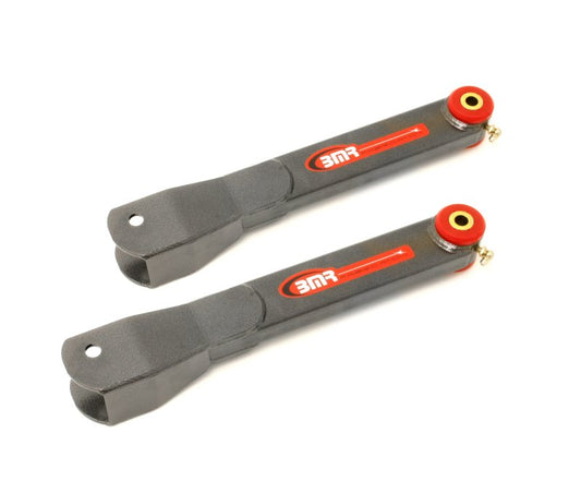 BMR Suspension TCA026H BMR 10-15 5th Gen Camaro Non-Adj. Rear Trailing Arms (Polyurethane) - Black Hammertone