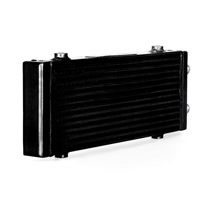 Mishimoto MMOC-DP-MBK Universal Medium Bar and Plate Dual Pass Black Oil Cooler
