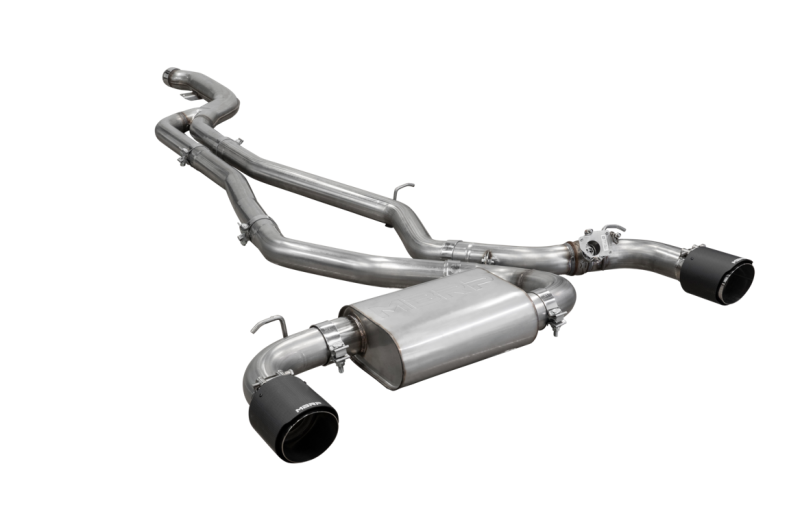 MBRP S43003CF 2020+ Toyota Supra 3.0L 3in Catback Dual Rear Carbon Fiber Tips - T304