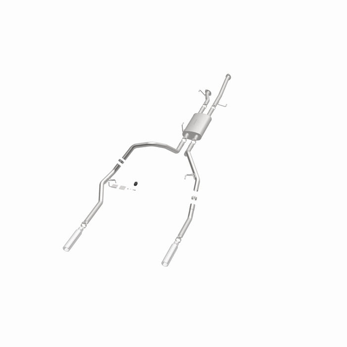 Magnaflow 15305 MagnaFlow 14 Toyota Tundra V8 4.6L/5.7L Stainless Cat Back Exhaust Dual Split Rear Exit