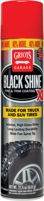 Griots Garage 10850 Black Shine Tire and Trim Coating XL - 21.5oz (Aerosol)
