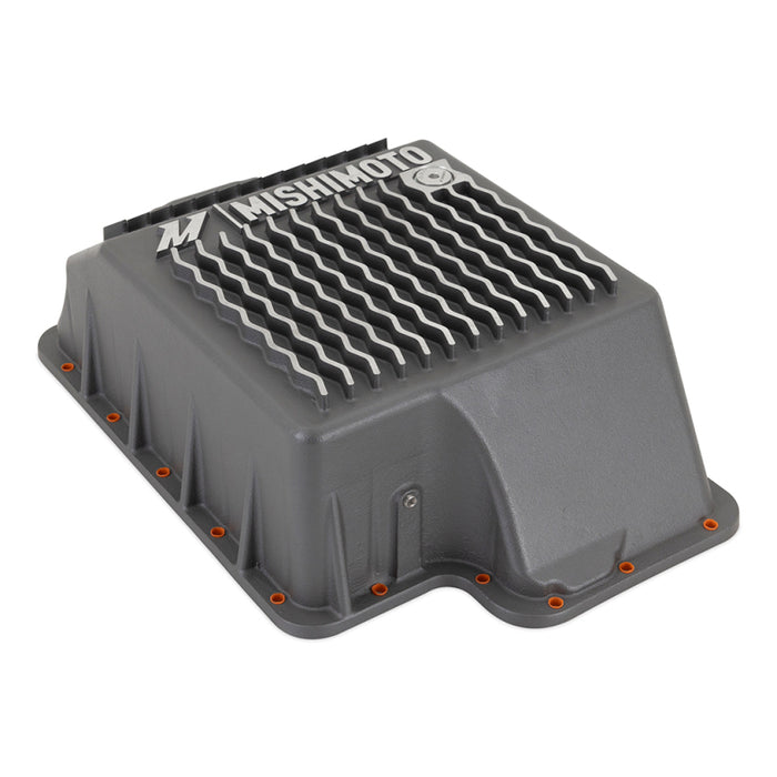 Mishimoto MMTP-F2D-89 89-10 Powerstroke E4OD 4R100 5R110 Trans Pan Cast GR