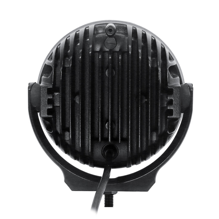 Go Rhino 750700623DRS Xplor Bright Series Round LED Driving Light Kit w/DRL (Surface Mount) 6in - Blk (2 pc)