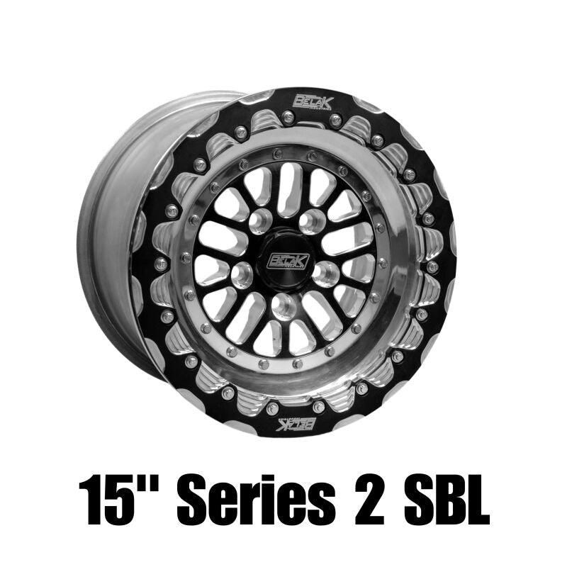 Belak Wheels 15115114S2GTR-SBL Belak 15x11 GTR Rear Wheel (OEM Small Brake Kit Req) / 5x114.3 BP / Series 2 Wheel- Single Beadlock