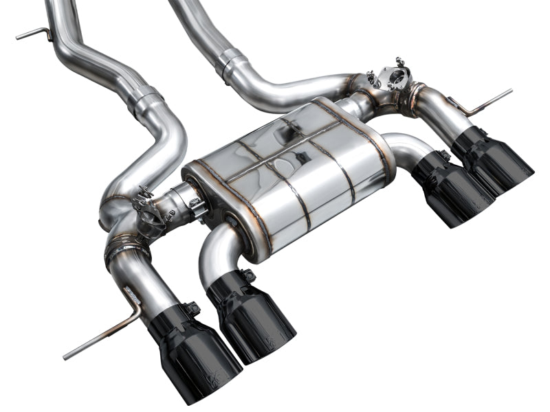 AWE Tuning 3025-43487 23-24 BMW G87 M2 SwitchPath Edition Exhaust - Diamond Black Tips