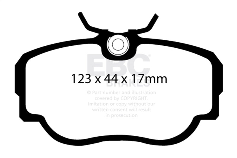 EBC DP4779R 83-85 BMW 318 1.8 (E30) Yellowstuff Front Brake Pads