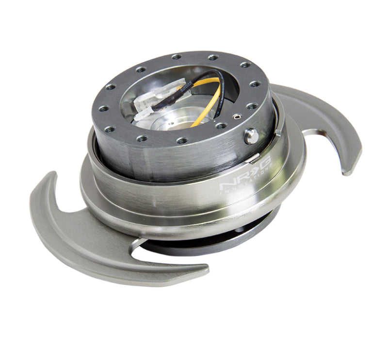 NRG SRK-650GM Quick Release Kit Gen 3.0 - Gunmetal Body / Gunmetal Ring w/Handles