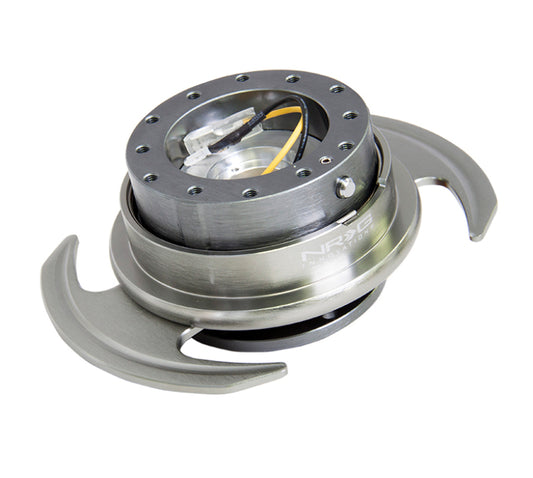 NRG SRK-650GM Quick Release Kit Gen 3.0 - Gunmetal Body / Gunmetal Ring w/Handles