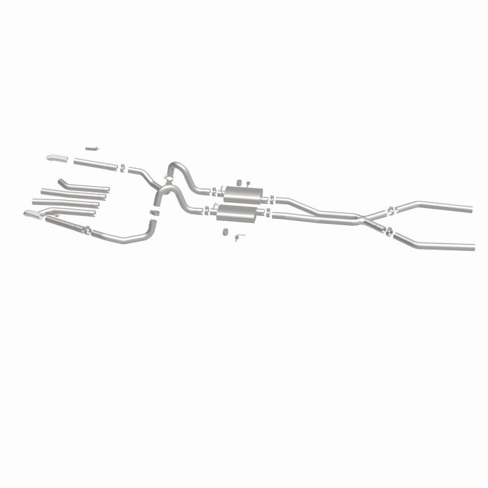 Magnaflow Perf Exhaust MAG15893 64-67 GM A Body 2.5in Dual Exhaust System
