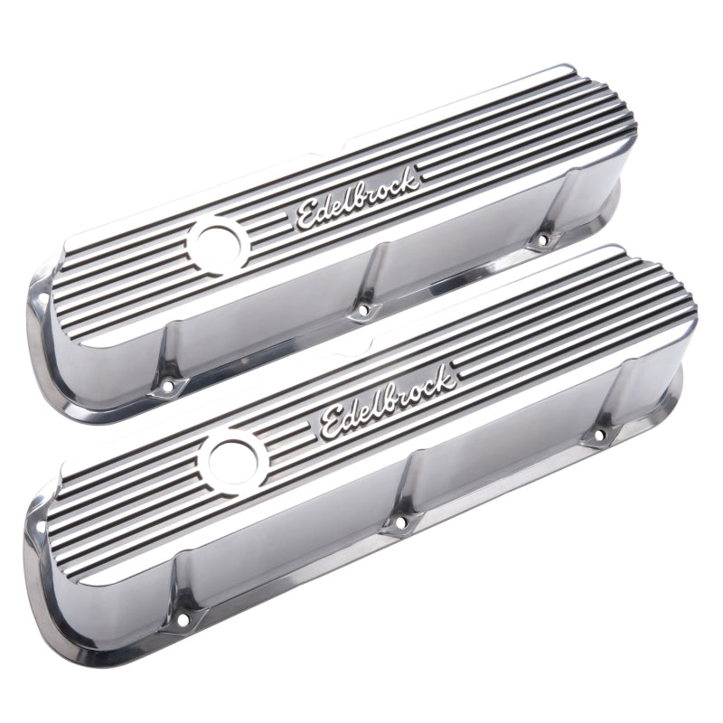 Edelbrock 4264 Valve Cover Elite II Series Ford 289-302-351W CI V8 Tall Polished