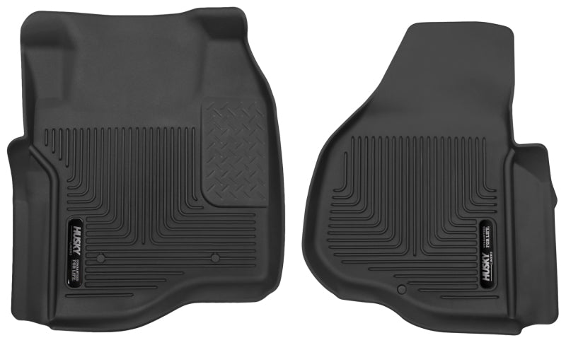 Husky Liners 53301 11-12 Ford F250/F350/F450 Series Reg/Super/Crew Cab X-Act Contour Black Floor Liners