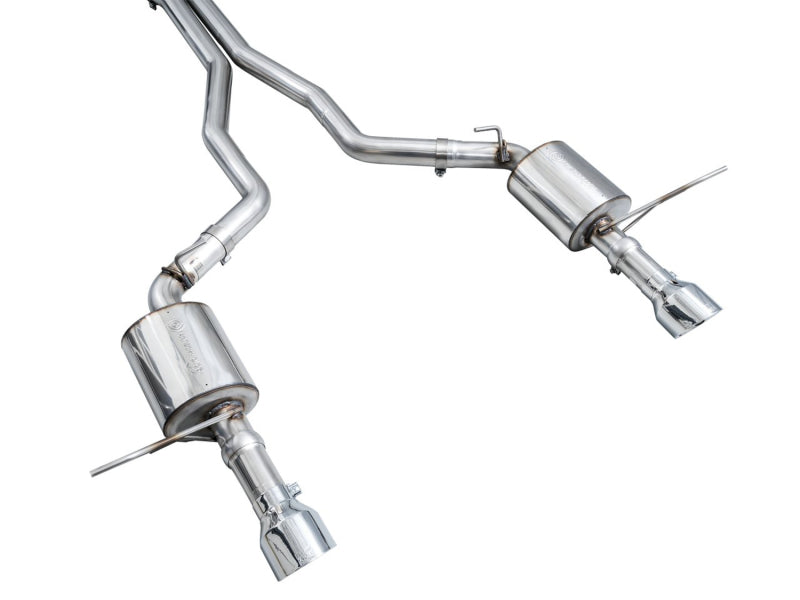 AWE Tuning 3015-32952 18-23 Dodge Durango SRT & Hellcat Touring Edition Exhaust - Chrome Silver Tips
