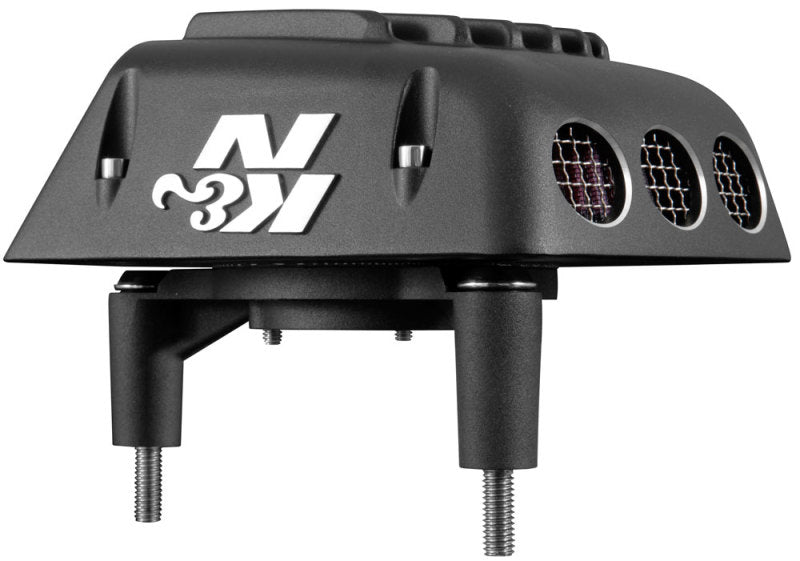 K&N Engineering RK-3950 K&N Street Metal Intake System for 01-16 Harley Davidson Softail/Dyna - Shaker Black