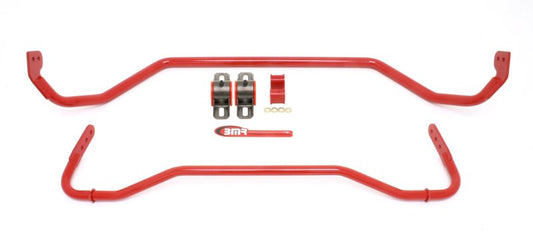 BMR Suspension SB029R BMR 08-09 Pontiac G8 Front & Rear Sway Bar Kit w/ Bushings - Red