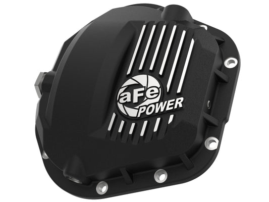 aFe 46-71100B Pro Series Dana 60 Front Differential Cover Black w/ Machined Fins 17-20 Ford Trucks (Dana 60)
