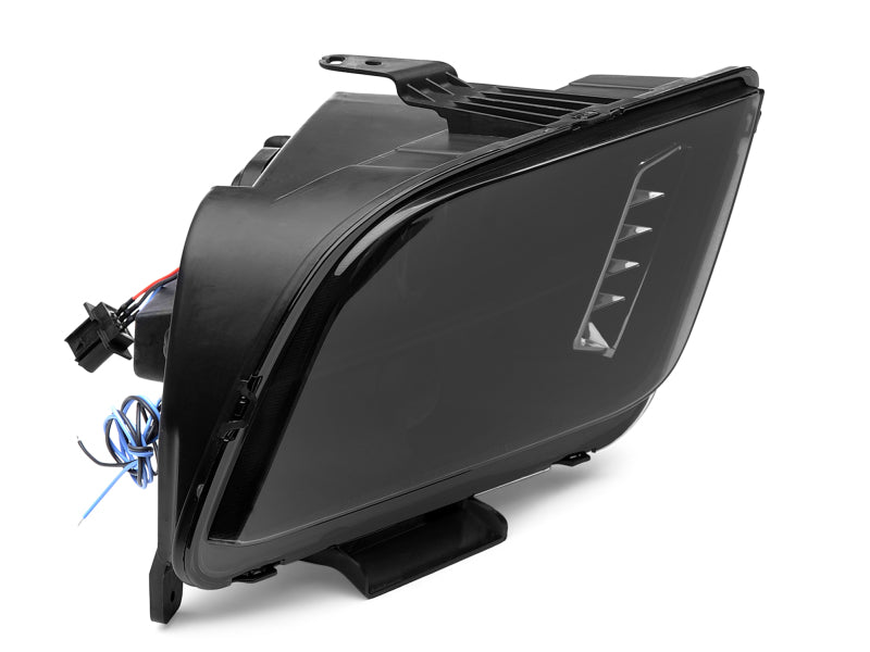 Raxiom 49128 05-09 Ford Mustang w/ Halogen LED Halo Prjctr Headlights-Blk Hsng(Smoked Lens Exclude GT500)