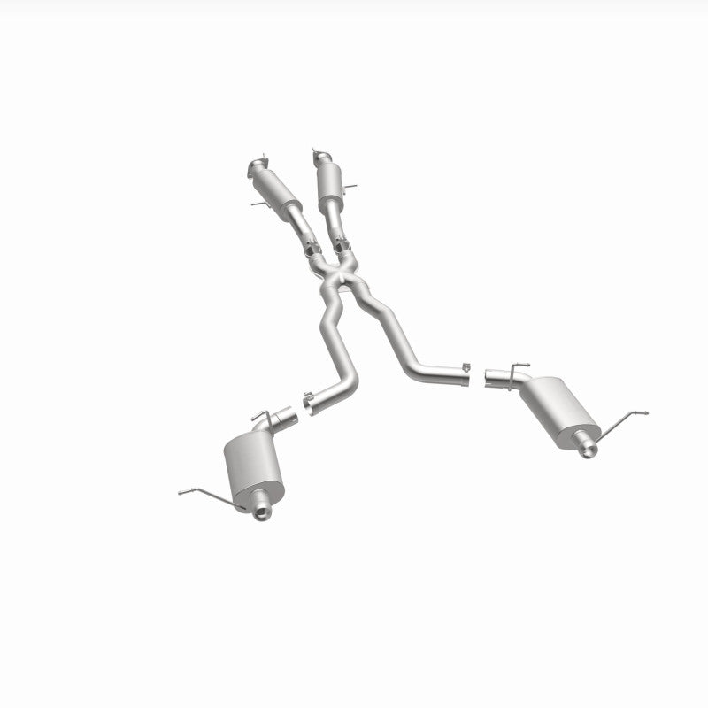 Magnaflow 15064 MagnaFlow 12 Jeep Grand Cherokee V8 6.4L Dual Split Rear Exit Stainless Cat Back Performance Exhaust