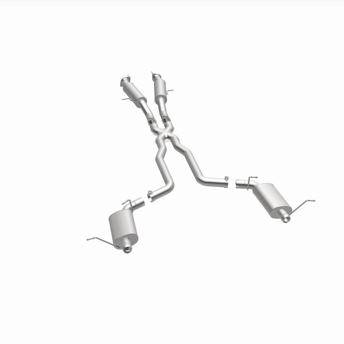 Magnaflow 15064 MagnaFlow 12 Jeep Grand Cherokee V8 6.4L Dual Split Rear Exit Stainless Cat Back Performance Exhaust
