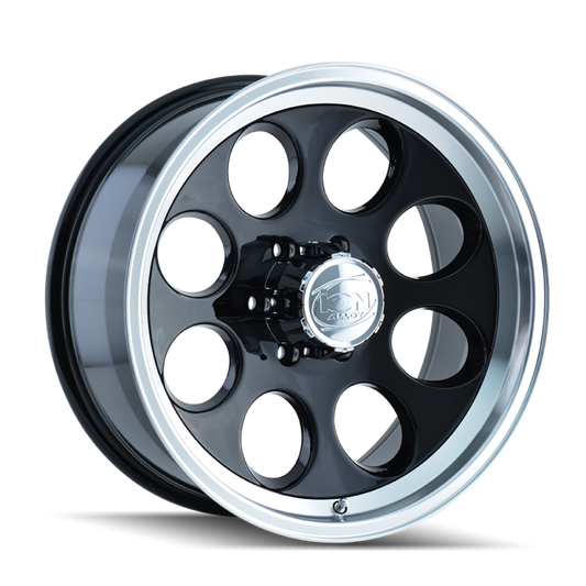 ION Wheels 171-7985B ION Type 171 17x9 / 5x139.7 BP / 0mm Offset / 108mm Hub Black/Machined Wheel