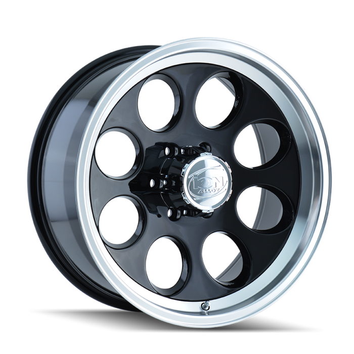 ION Wheels 171-7985B ION Type 171 17x9 / 5x139.7 BP / 0mm Offset / 108mm Hub Black/Machined Wheel