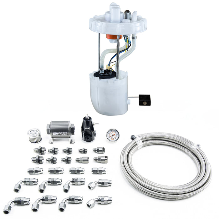 DeatschWerks 9-401-608-7042 12-15 Honda Civic Si/13-15 Acura ILX DW400 Pump Module & Return Kit w/PTFE Fuel Lines