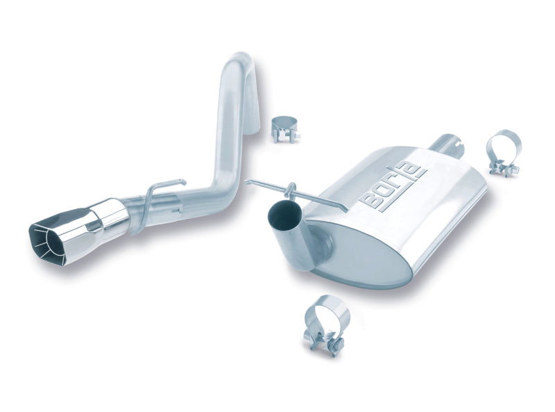 Borla 14364 91-95 Jeep Wrangler YJ 4.0L 6cyl 4WD 2Dr SS Single Rigth Rear Exit Cat-Back Exhaust