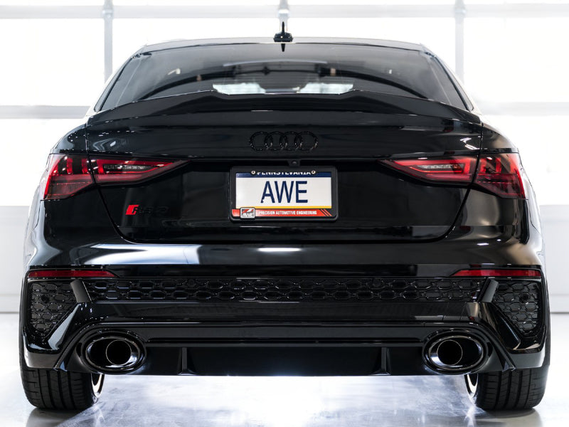 AWE Tuning 3020-31389 Audi 22-23 8Y RS3 Cat-Back Track Edition Exhaust System - No Tips