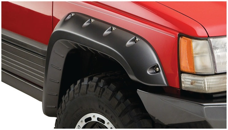 Bushwacker 10916-07 93-98 Jeep Grand Cherokee Cutout Style Flares 4pc - Black