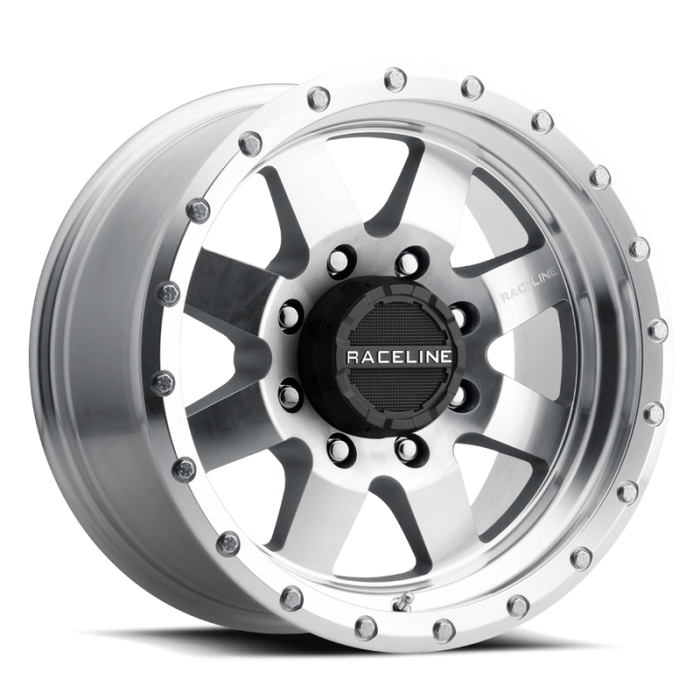 Raceline 935MC-79060-00 935MC Defender 17x9in / 6x139.7 BP / 0mm Offset / 107.95mm Bore - Machined Wheel