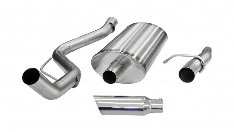 CORSA Performance 24393 Corsa 2011-2014 Ford F-150 5.0L V8 Polished Sport Cat-Back Exhaust