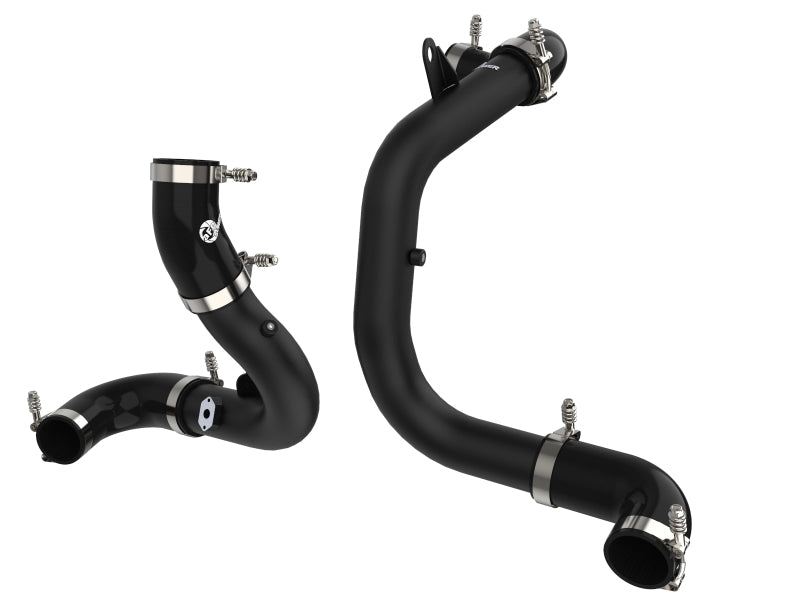 aFe 46-20414-B BladeRunner 15-20 VW GTI (MKVII) L4-2.0L (t) Aluminum Hot and Cold Charge Pipe Kit Black