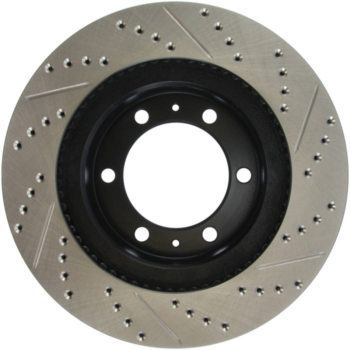 Stoptech 127.44129R StopTech 07-08 Toyota FJ Cruiser / 05-08 Tacoma (6 lug) / 03-08 4 Runner (319mm disc) SportStop Slo
