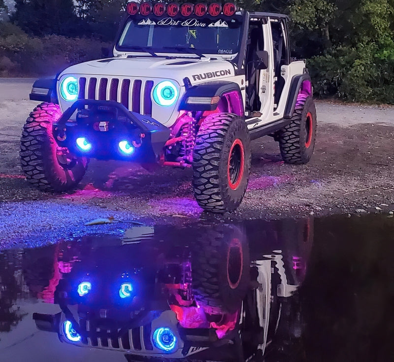 ORACLE Lighting 5796-333 Oracle Bluetooth Underbody Rock Light Kit - 4 PCS - ColorSHIFT