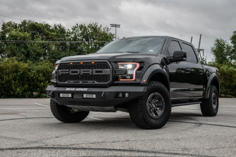 Road Armor 6171F0B-NW 17-20 Ford Raptor Stealth Front Non-Winch Bumper - Tex Blk