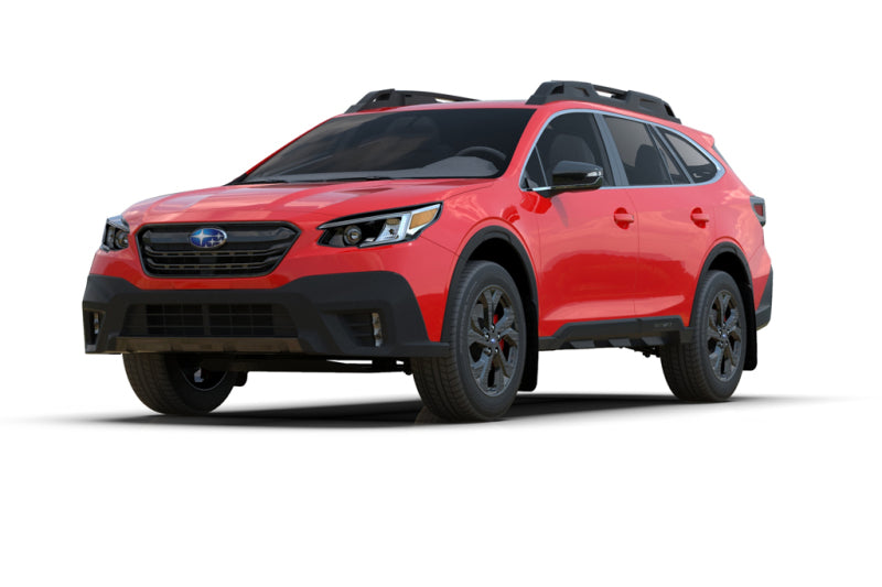 Rally Armor MF66-UR-BLK/RD 20-25 Subaru Outback Black UR Mud Flap w/Red Logo