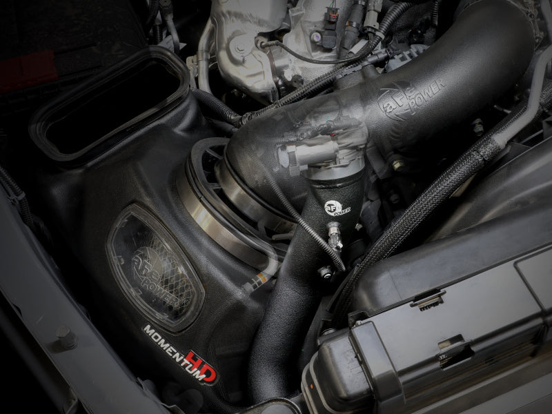 aFe 46-20444-B BladeRunner Black 3in Aluminum Charge Pipe Kit 20-21 GM Diesel Trucks V8-6.6L (td) L5P