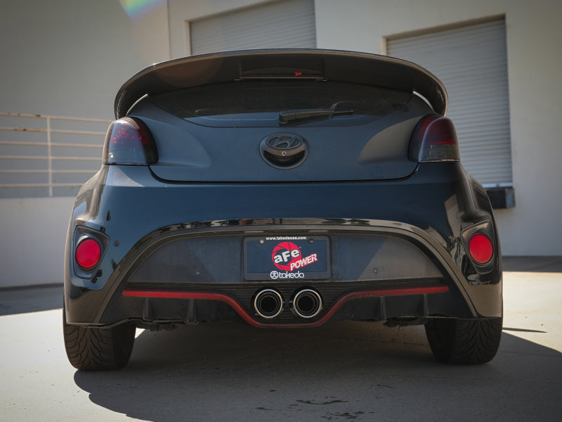 aFe 49-37019-P Takeda 13-17 Hyundai Veloster L4-1.6L 2-1/2in 304 SS Axle-Back Exhaust w/ Polished Tips