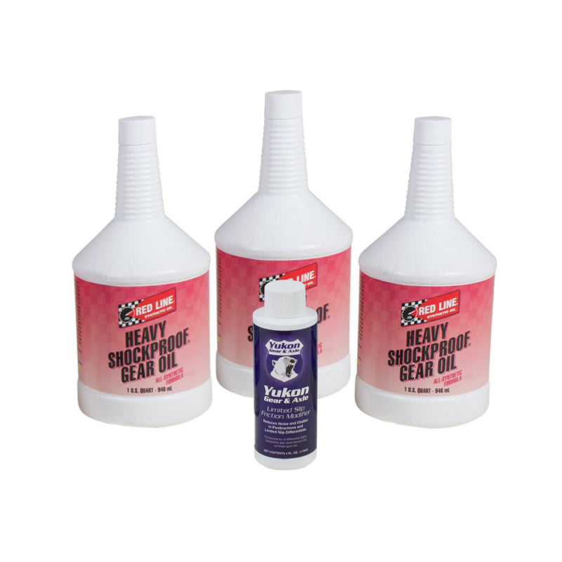 Yukon Gear & Axle OK 3-QRT-A Yukon Gear Redline Synthetic Shock Proof Oil w/ Positraction Additive. 3 Quarts