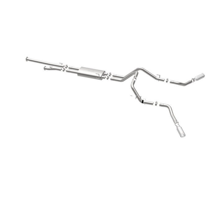Magnaflow 19232 MagnaFlow Cat-Back 10-15 Toyota Tundra SC LB / CC SB 4.6L/5.7L V8 SS 2.5 Dual Split Rear 4in Tip