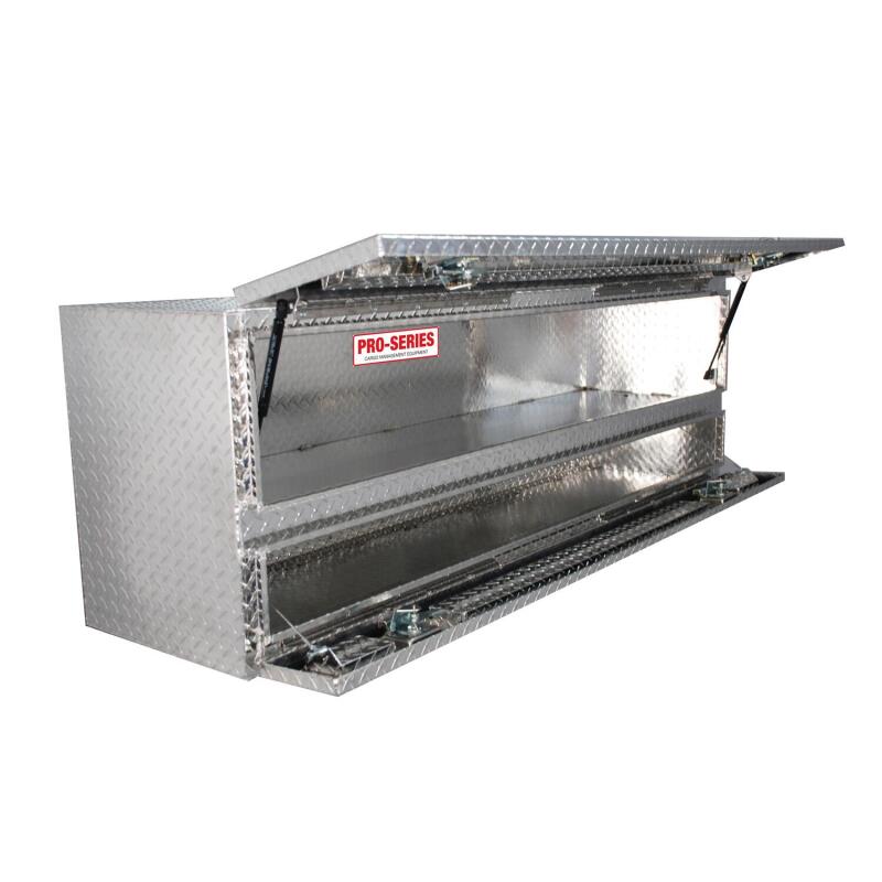 Westin 80-TB400-72-BD /Brute High Cap 72in Stake Bed Contractor TopSider w/ Bottom Drawers - Aluminum