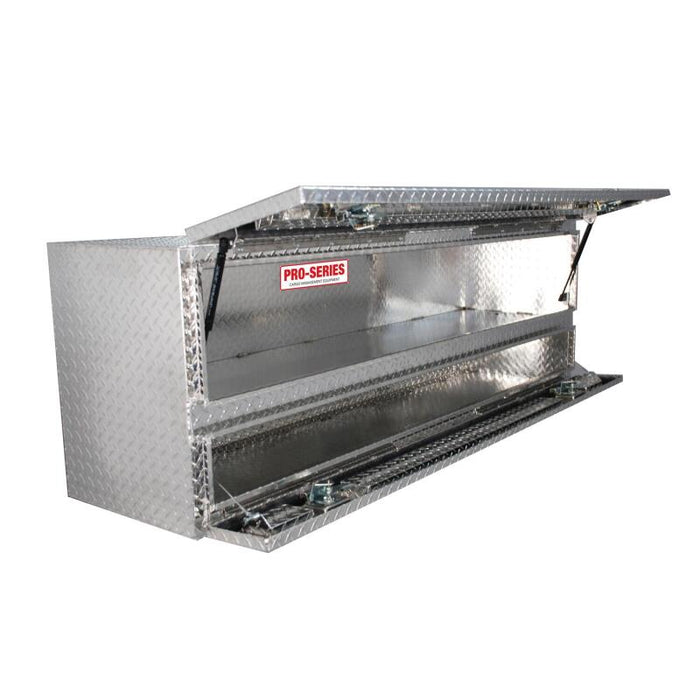 Westin 80-TB400-72-BD /Brute High Cap 72in Stake Bed Contractor TopSider w/ Bottom Drawers - Aluminum