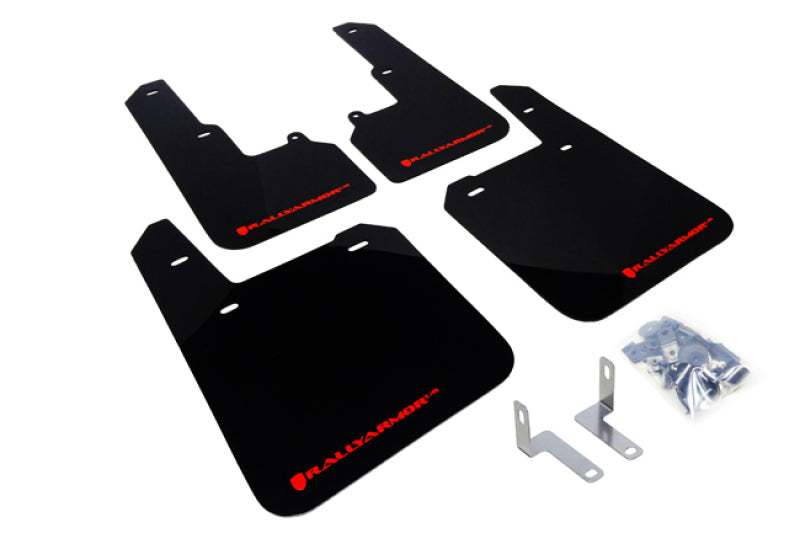 Rally Armor MF36-UR-BLK/RD 15-19 Subaru Outback Black UR Mud Flap w/ Red Logo
