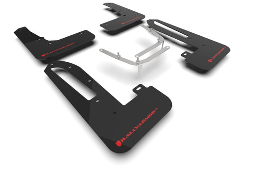 Rally Armor MF97-UR-BLK-RD 23-25 Honda Civic Type R Black Mud Flap Red Logo