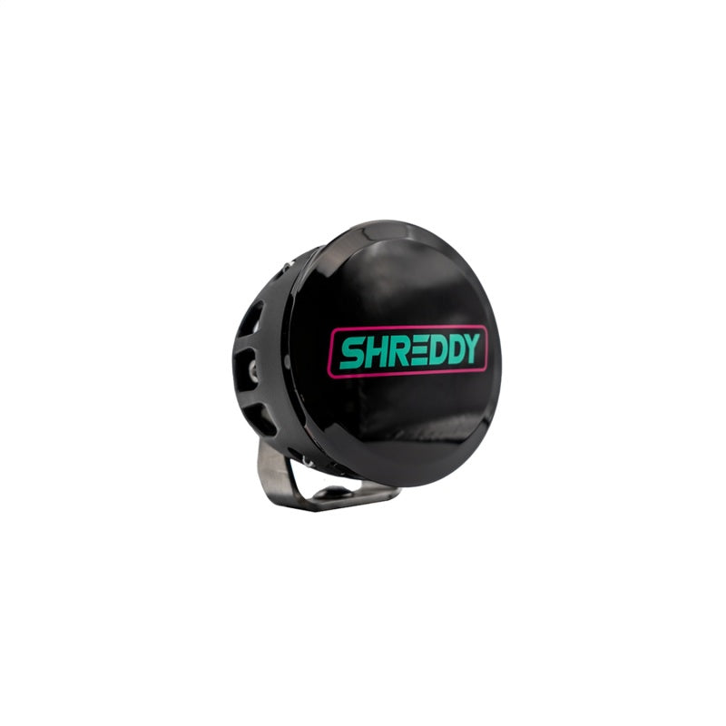 Rigid Industries 36117-SHREDDY x SHREDDY 360-Series 4in Lights w/Wt Bcklght (2) + 6 Covers (2 Pink/2 Teal/2 Blk)