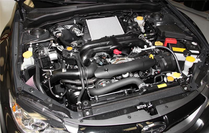 K&N Engineering 69-8004TTK K&N 08-11 WRX/STi Black Typhoon Short RAM Intake