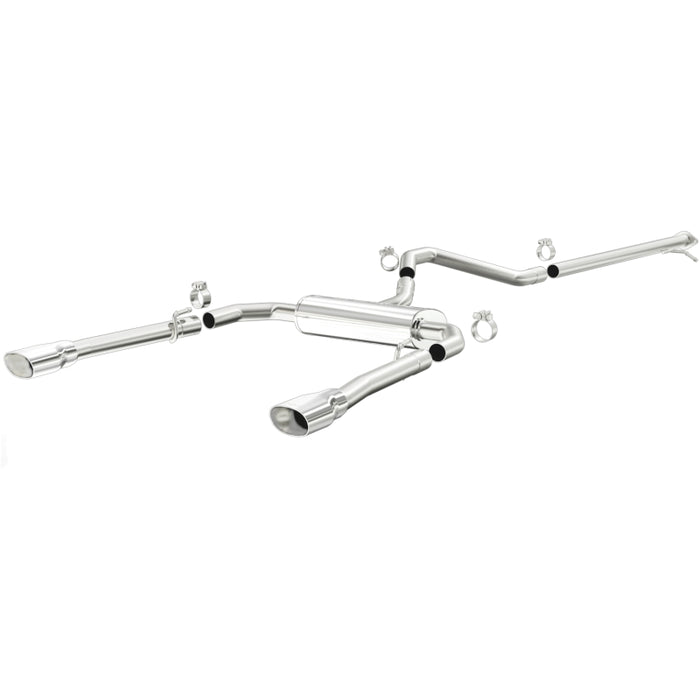 Magnaflow 15181 MagnaFlow 13 Dodge Dart L4 1.4L T/C Dual Split Rear Exit Stainless Cat Back Perf Exhaust